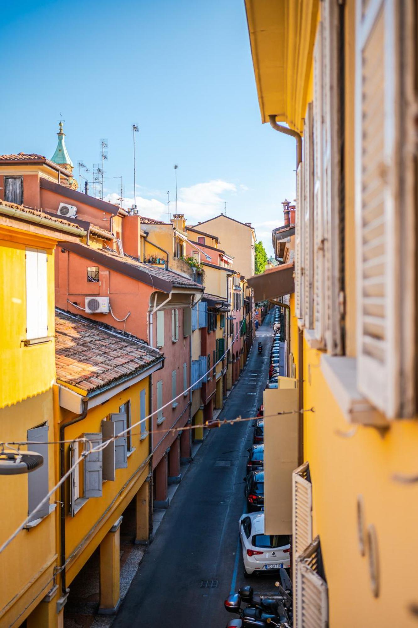 Sui Tetti Di Bologna Centro, Casa Dei Colori Appartement Buitenkant foto