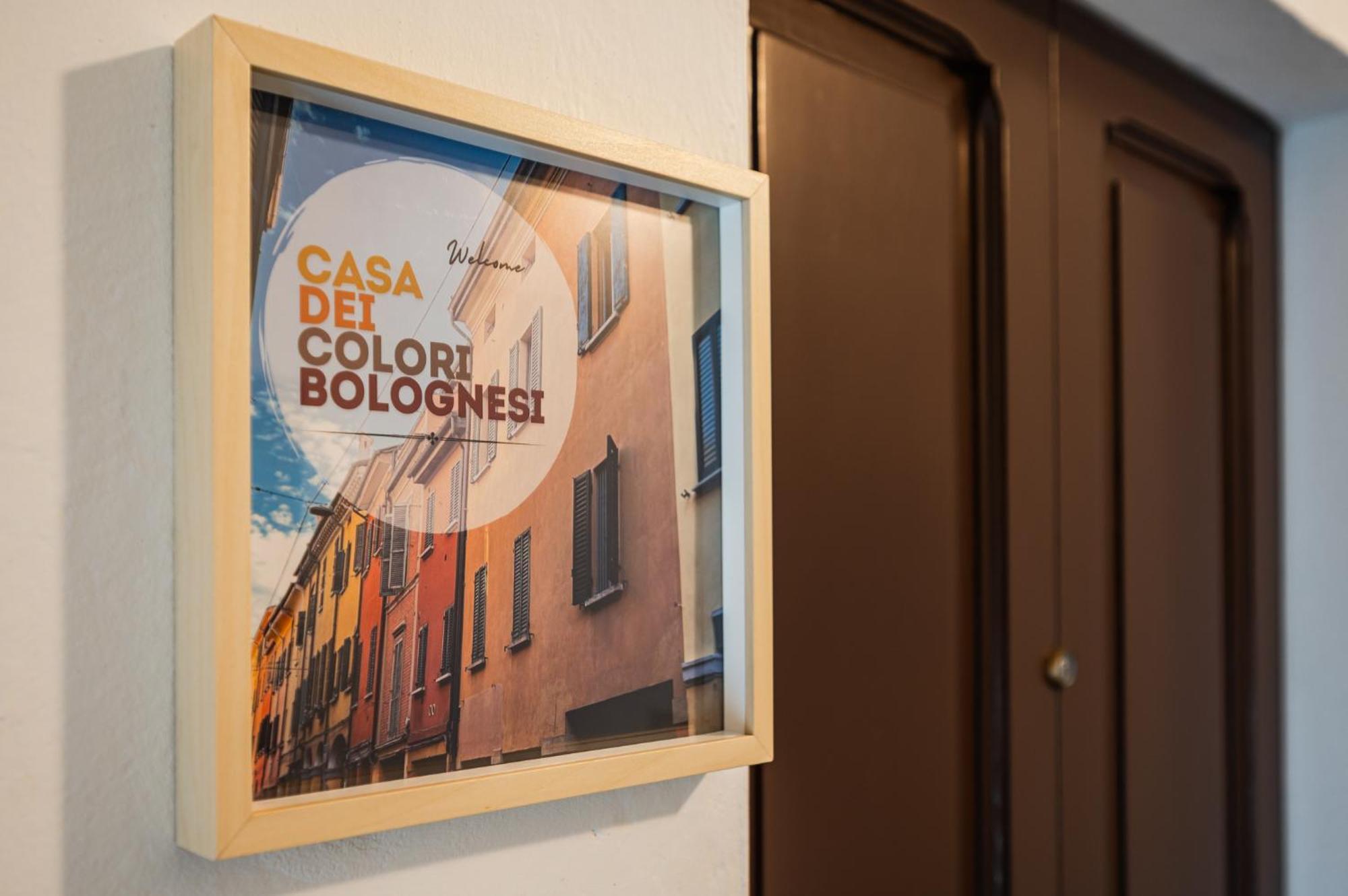 Sui Tetti Di Bologna Centro, Casa Dei Colori Appartement Buitenkant foto