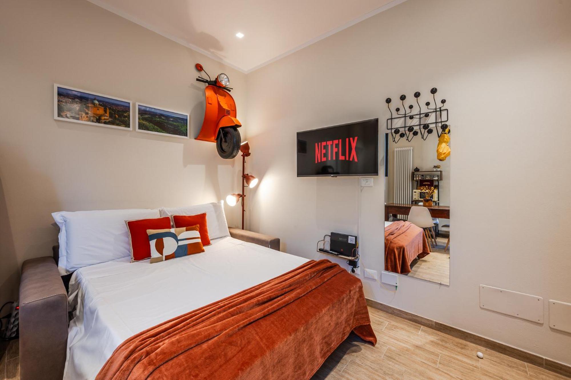 Sui Tetti Di Bologna Centro, Casa Dei Colori Appartement Buitenkant foto